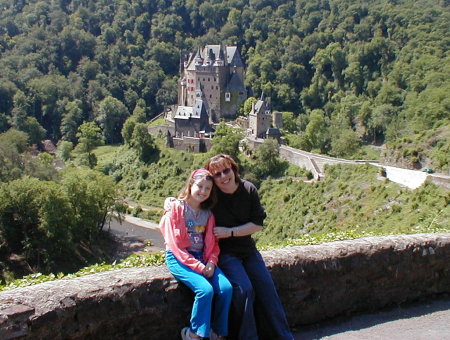 Kelly-Anne and me at Castle Bergeltz, Germany
