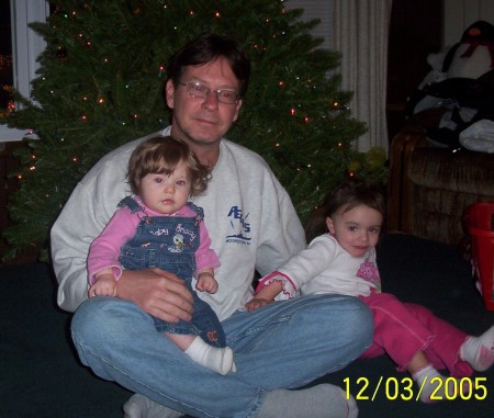 Me with my 2 granddaughters  Life is good !!!