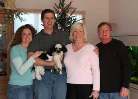 Our family and grand-dog  Banky