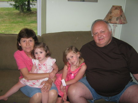 Marge & Paul with Grandaughters