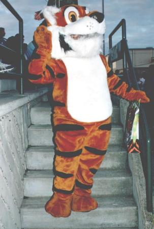 My Daughter as the Tigard High Mascot from '02-'05