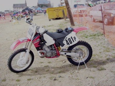 A Clean CR500R before the race