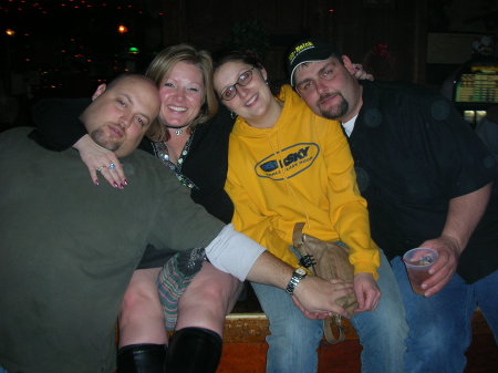 Me and my 3 best friends John,Me,Tracy and Jay..