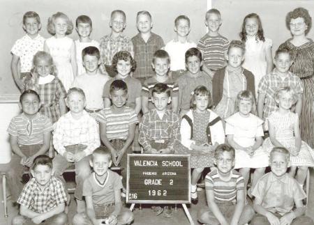 Valencia School - Second Grade - 1962