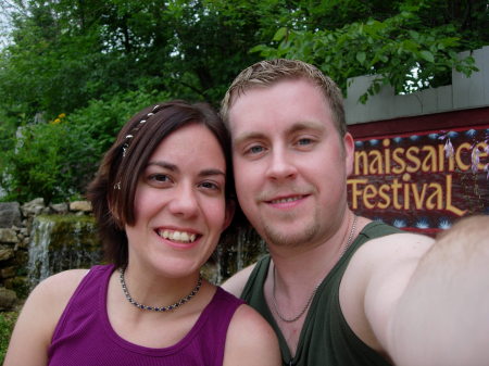 Melissa & I at the Renaissance Festival - 2005