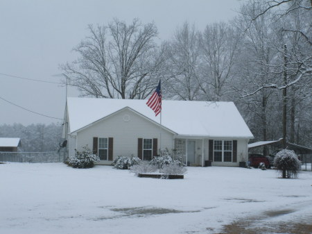 our home in snow 2010