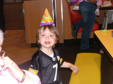 My youngest, Tyler on his 3rd birthday