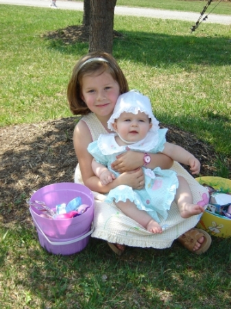 Lexi & Savannah Easter 2006