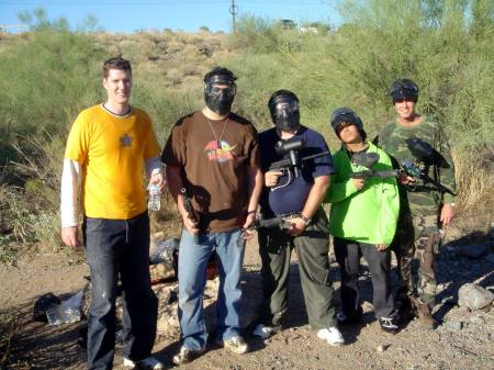 Paintballing in Arizona