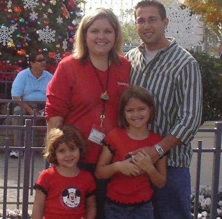 Family in Disneyland 2005