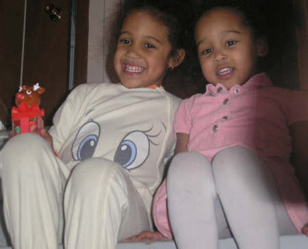 my niece (Left) & my daughter(right)