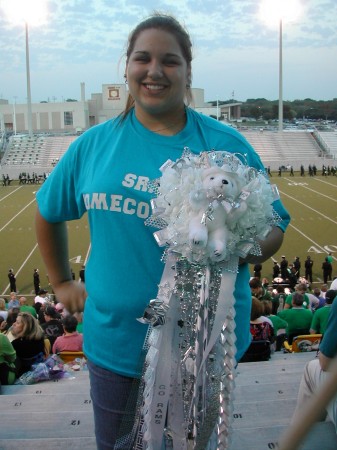 Krystle at Homecoming her SR year ...