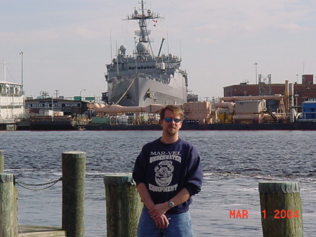 My old ship in drydock (Norfolk, 2004)