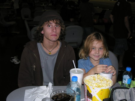 Zachary & Rachel at Dad's B-day