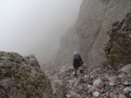 Climbing Crestone Peak