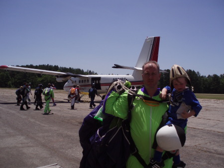 Post skydive