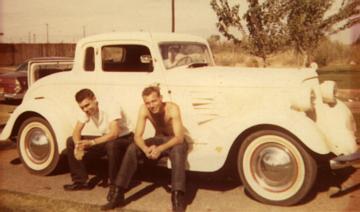 Clayton Kennedy (l) & John Mason  (r) summer of 1956