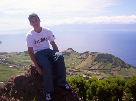 Thomas overlooking Sao Jorge