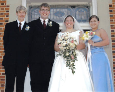 our wedding at horne memorial in clayton 7-5-03