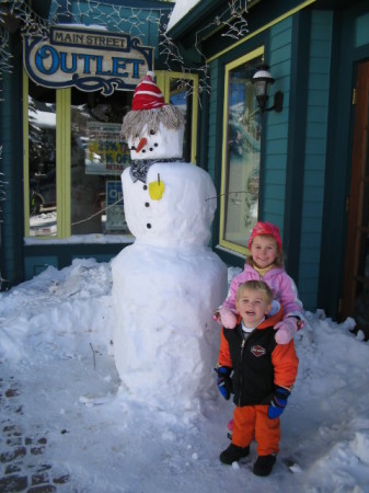 Snowman in Breckenridge