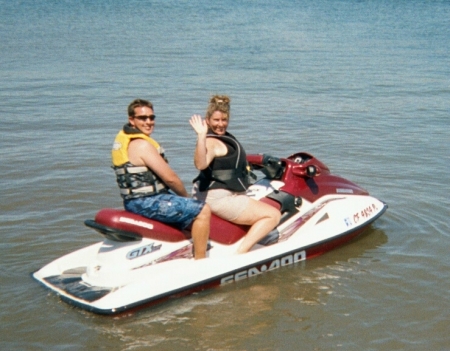 a day at  the lake w/our new toy's
