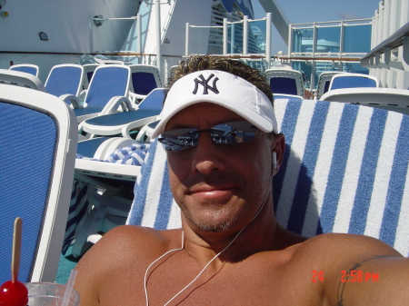 Taking In The Sun On The Carribean Princess Ship 2004