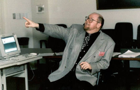 Ellwood teaching a class at NASA Headquaters in Washington DC