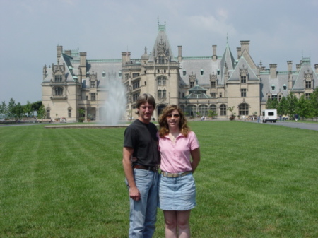 Kelly and I at the Biltmore in NC.