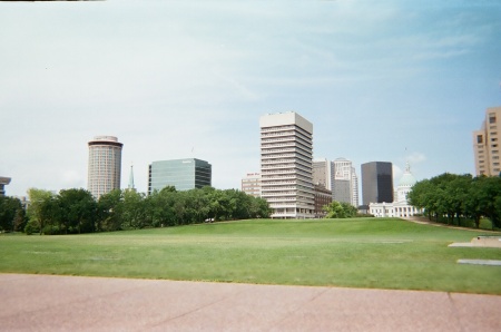 View from the base of the Arch - St. Louis