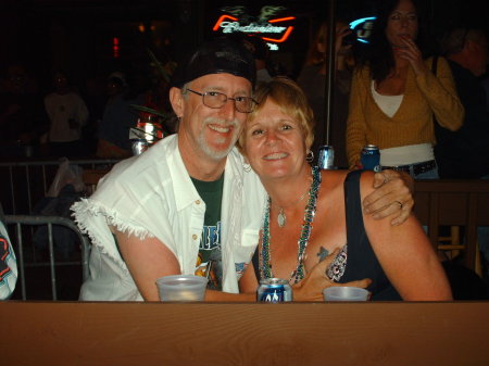 Wife and I at the Doghouse In Myrtle beach