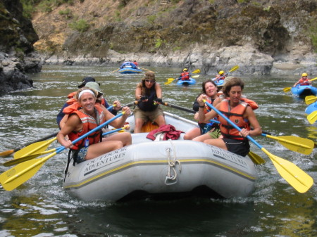 Rafting in Oregon