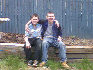 My boys on Mother's Day 2005
