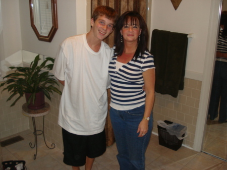 My son Chad and I in September 2007.