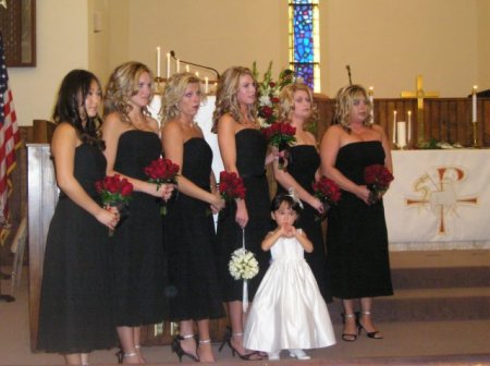 Bridesmaids and Flower Girl 11-5-05