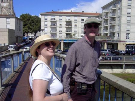 Marie and Dave, Charentes River, Saintes FR 2005