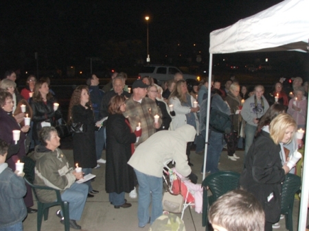 Lodi, Ca - Candlelight Vigil with Gloria Allred