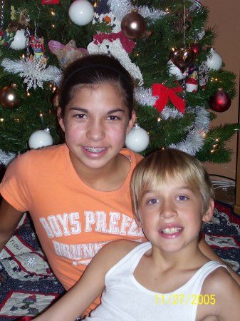 Tori and Ty Christmas 2005