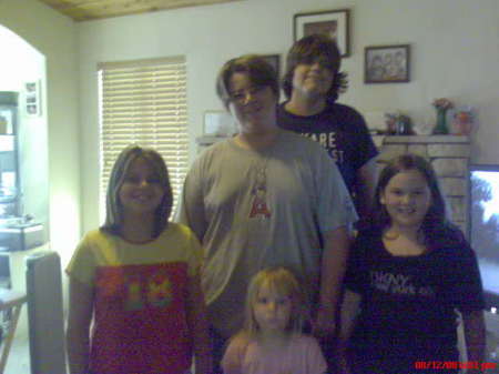 These are 5 of my daughters 6 kids.