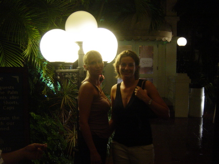 Kristen(Swanson) and I in San Juan