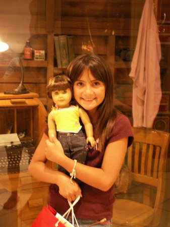 Leila and her doll Angie