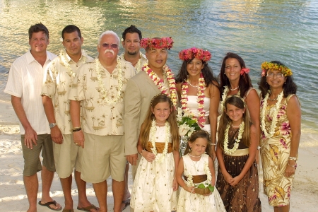 Jerri (Santibanez) Reedy Family in Tahiti