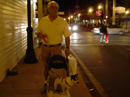 My husband Paul, and our Mid-life crises baby.