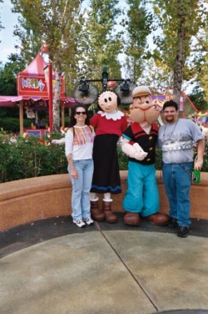 Me and my son Jason at Islands of Adventure