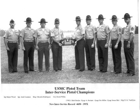 Inter Service Pistol Champions 1982