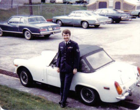 Steve and His Car 1980