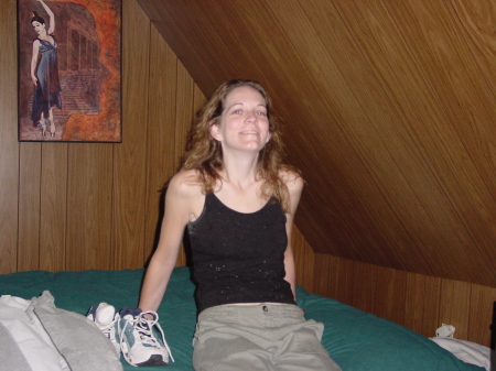 Me in my old attic apartment !