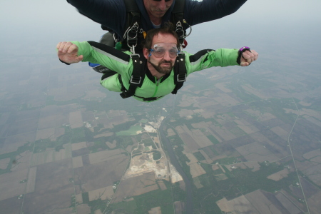 Birthday skydive