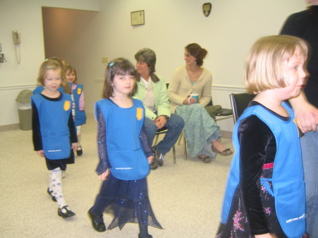 January '06-Katie's Daisy Scout Pinning Ceremony