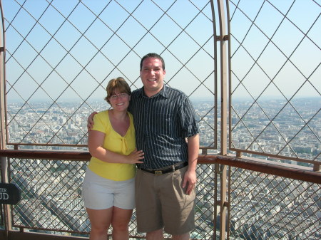 Dara & Shawn at the Eiffel Tower