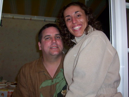 My wife and myself, 2005.